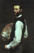 Frederic Bazille portrait oil painting on canvas
